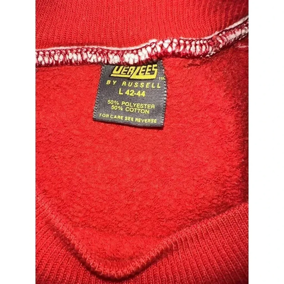 Vintage University Of Wisconsin Madison Sweater UEALEES BY RUSSEL SIZE L - Picture 2 of 2